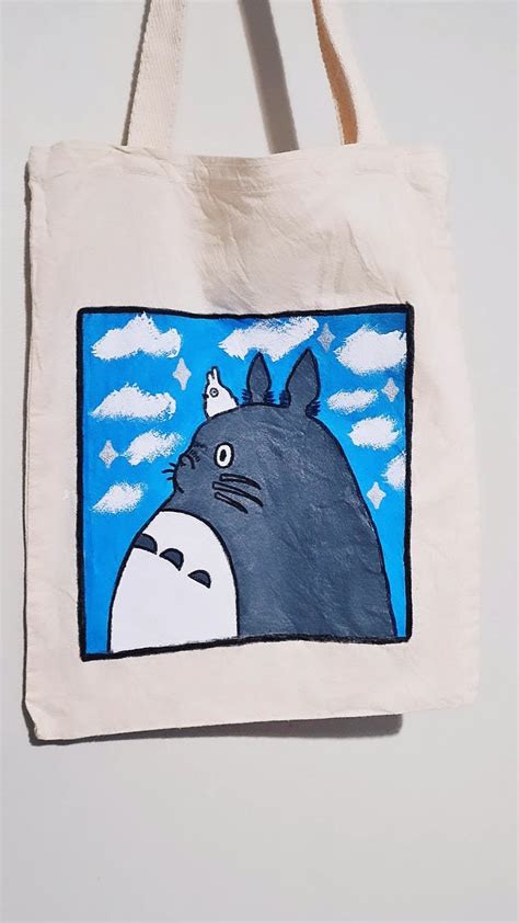 Ecobag Studio Ghibli Totoro Em 2024 Totoro Sacolas Artesanais De