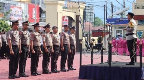 Awal Tahun 2023 Sebanyak 47 Personel Polisi Dan Brimob Di Lutra Naik