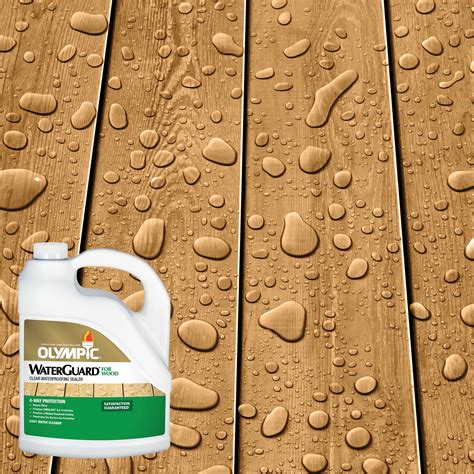 Olympic Waterguard Gal Clear Exterior Waterproofing Wood Sealer