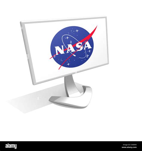 NASA logo flag symbol Stock Photo - Alamy