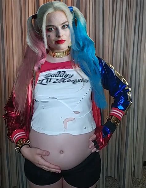 Harley Quinn pregnant by famousbelly on DeviantArt