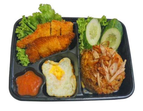 Paket Nasi Goreng Telor Ceplok Chicken Katsu