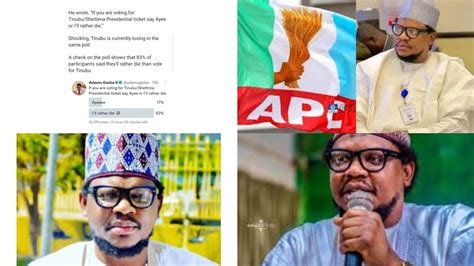 ADAMU GARBA SERIOUSLY DISGRACED IN AN ONLINE POLL HE CONDUCTED FOR APC