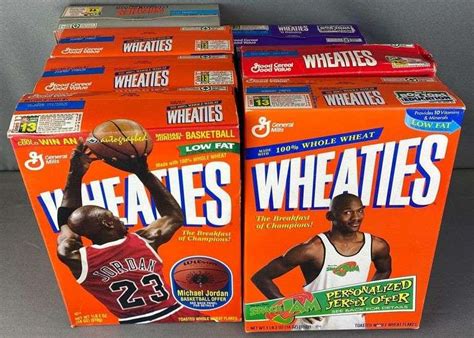 Group Of Michael Jordan Wheaties Boxes Matthew Bullock Auctioneers