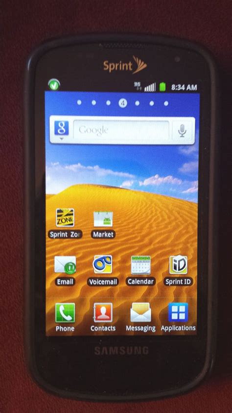 Samsung Galaxy Epic 4g Sph D710 Black Sprint With Accessories