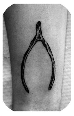 Wishbone Tattoo My First Done By Arther Optera At Pure Ink London Bone