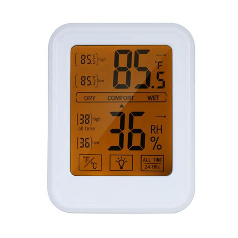 High Precision Magnetic Thermometer Hygrometer Digital Thermo