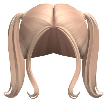 Short Fluffed Pigtails In Blonde Roblox