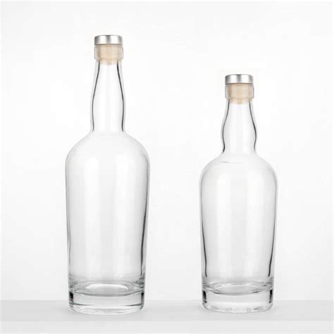 Hot Sale Ml Ml Glass Spirit Vodka Liquor Bottle For Whisky Rum