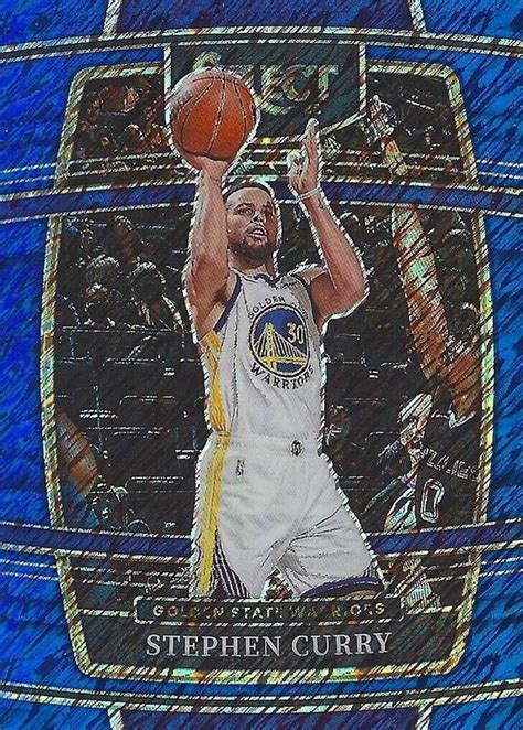 Stephen Curry Select Concourse Blue Shimmer Price Guide