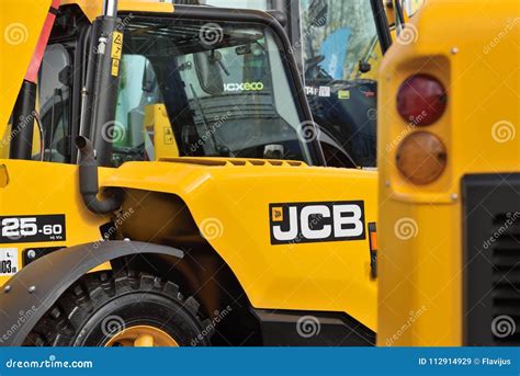 JCB Heavy Duty Equipment Vehicle And Logo Editorial Stock Image Image