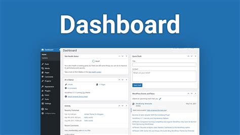 Wordpress Dashboard The Complete Guide