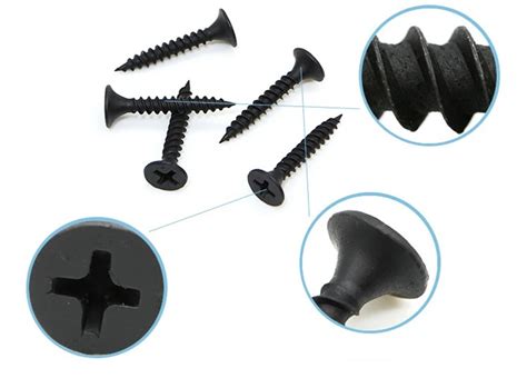 High Quality Galvanized Black Phosphate Gypsum Drywall Screws For Metal