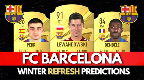 FIFA 23 FC BARCELONA WINTER RATING REFRESH PREDICTION Ft