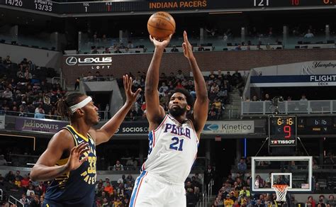 Nba Entre Embiid Y Harden Los Sixers Acabaron Con Los Indiana Pacers