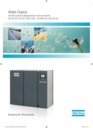 Zr Zt Ff Zr Zt Vsd Ff Atlas Copco Compressors Usa Pdf