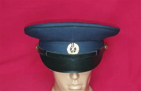 New Russian Soviet Fire Fighter Officer Uniform Cap Hat Ussr Size Xl