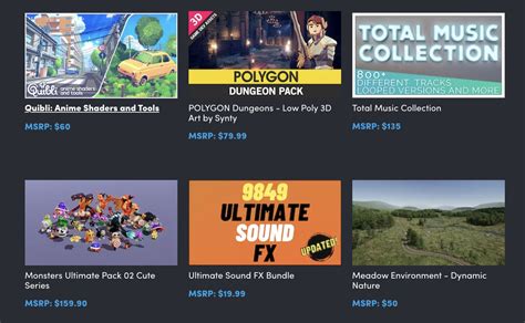 Humble Bundle UNITY ART Software Bundle Deal Epic Bundle