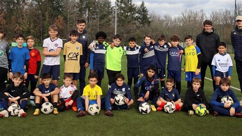 Les U10 U11 U12 et U13 de Cahors Football en préparation de quatre