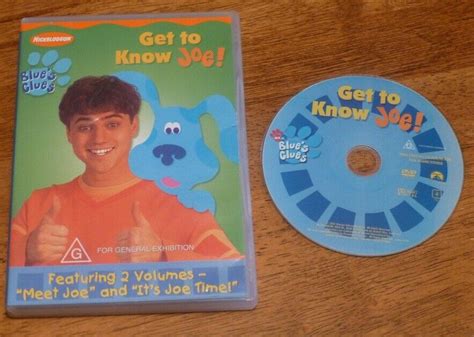 Blue S Clues Get To Know Joe Dvd Region Grelly Usa