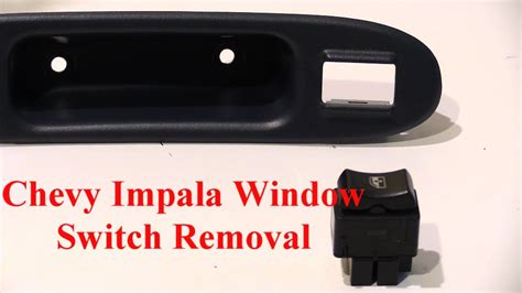 Chevy Impala Window Switch Removal Easy Same For Most Vehicles Youtube