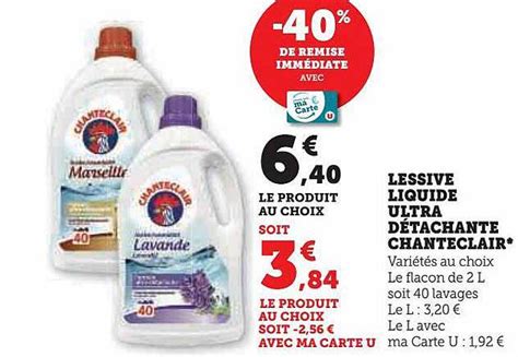 Promo Lessive Liquide Ultra D Tachante Chanteclair Chez Hyper U