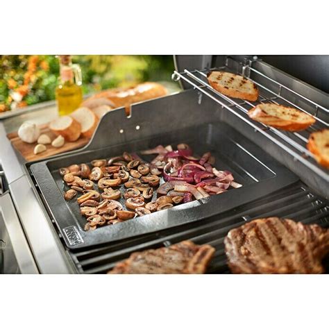 Weber Grillplatte L x B 48 x 33 5 cm Gusseisen Passend für Weber