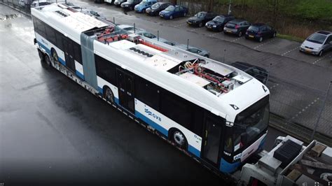 Eerste Volledig Elektrische Gvb Bus In De Stad Aangekomen At5