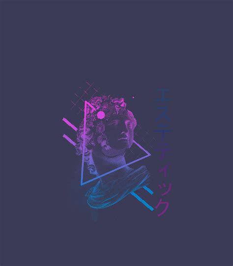 Aesthetic Vaporwave Japanese Futurism Tee Anime Retro Hentai Digital