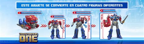 Transformers One Power Flip Optimus Prime Orion Pax Figura De Acci N