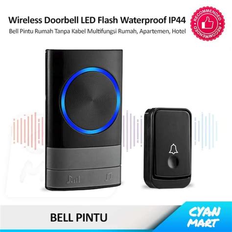 Promo Bel Pintu Rumah Wireless Doorbell Long Range Door Bell Waterproof