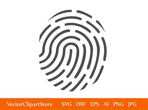 Fingerprint SVG Thumbprint SVG DXF Thumb Print Svg Etsy Canada