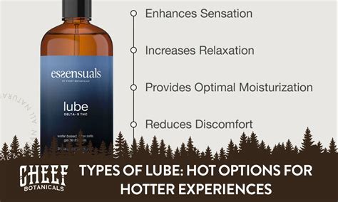 Types Of Lube Hot Options For Hotter Experiences Cheef Botanicals