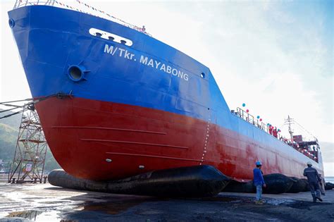 Herma Shipyard Inc Launched A Newly Built Tanker The Philippine Source