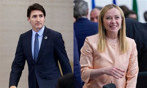 Giorgia Meloni Calls Justin Trudeau ‘victim Of Fake News