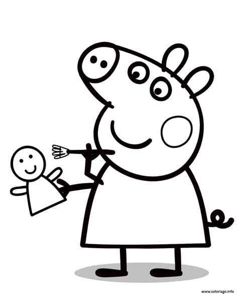 Coloriage Peppa Pig Dessin Peppa Pig Imprimer