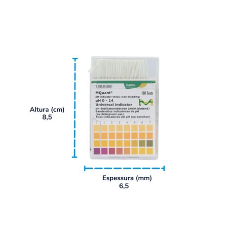 Papel Indicador De PH Escala De 0 14 Pacote C 200 Tiras Merck