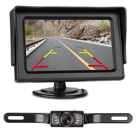 Leekooluu Backup Camera And Monitor Kit For Car Rv Truck Pickup Van