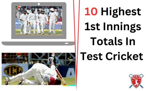 10 Highest 1st Innings Totals In Test Cricket Crictv4u