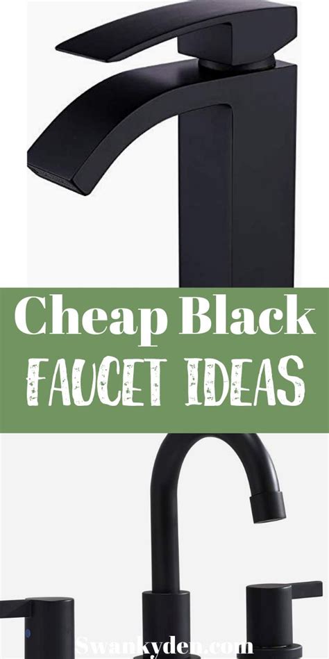 Black Bathroom Faucets - Affordable and Stylish