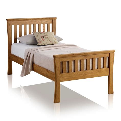 Orrick Single Bed Solid Oak Oak Furniture Land