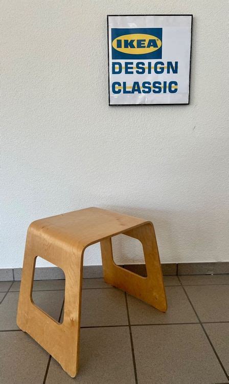 Ikea Lisa Norinder Benjamin Hocker 1980s Wooden Stool Kaufen Auf Ricardo