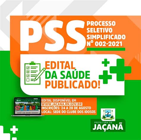 Edital Processo Seletivo Simplificado Sms Prefeitura