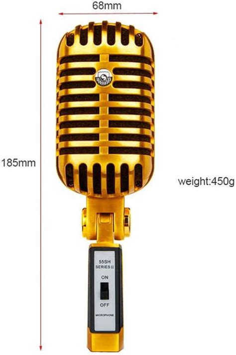 Shure 55sh Series Ii Gold Plated Iconic Unidyne Cardioid Dynamic Vocal