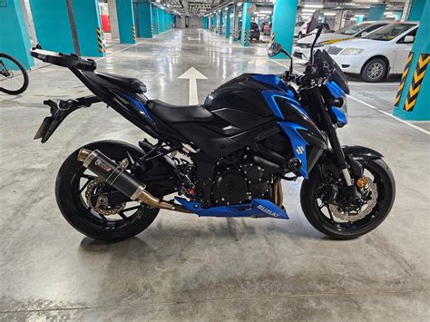 Купить б у Suzuki GSX S инжектор передач в Москве синий naked bike года на Авто ру