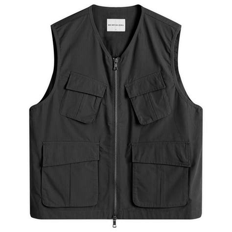 Mki Ripstop Cargo Vest Black End