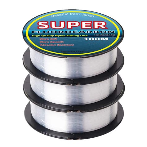 Fluorocarbon Coated Fishing Line 100M Super Strong Monofilament Nylon