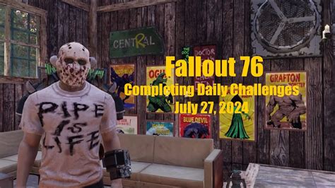 Fallout Completing Daily Challenges For July Quick Easy