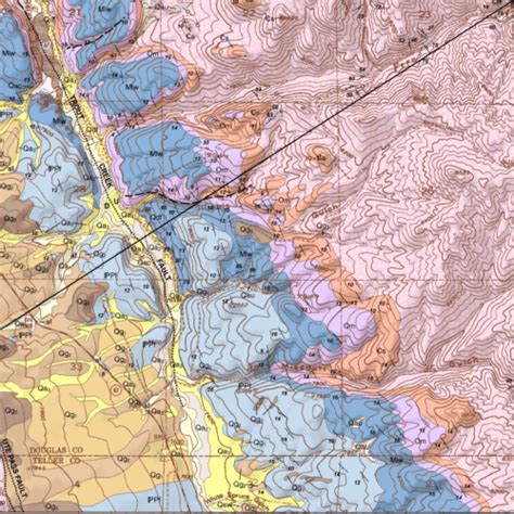 Of Geologic Map Of The Dakan Mountain Quadrangle Douglas Teller