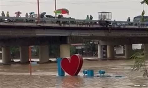 Water Level In Marikina River Reaches Highest Alarm Prompting Forced